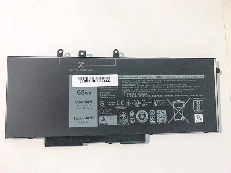 Battery Laptop Dell Latitude 5480 5580 5280 5288 5488 5590 5591 5490 5491 5495 E5480 E5580 E5490 Precision 15 3520 3530 Series GJKNX 68Wh 7.6V