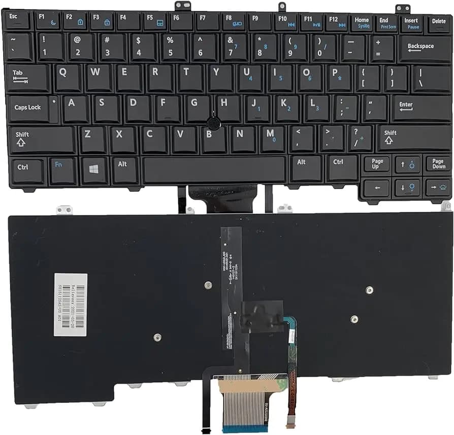 Keyboard Laptop Dell Latitude E7440 E7400 E7420 E7240 NSK-LD0BC Backlit