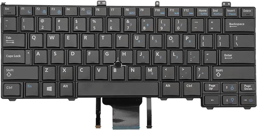 Keyboard Laptop Dell Latitude E7440 E7400 E7420 E7240 NSK-LD0BC Backlit