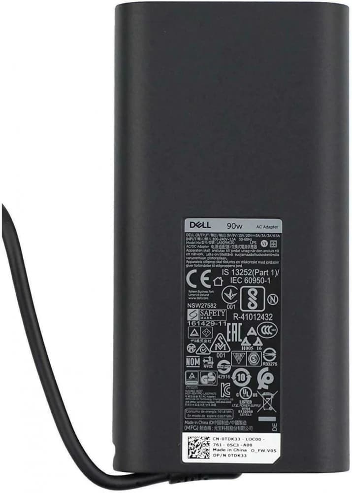 Charger AC Adapter Dell 19.5V 4.62A 90W 4.5*3.0 PIN Dell Inspiron
