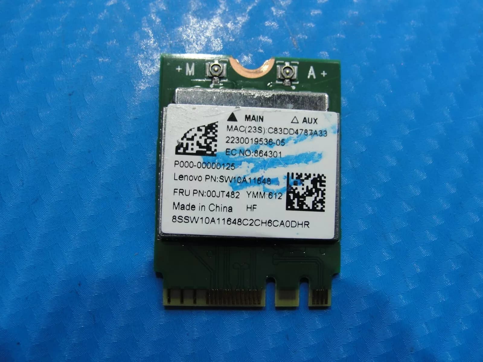 Lenovo Ideapad 110-15ISK 15.6" Genuine Wireless WiFi Card 00JT482 RTL8821AENF