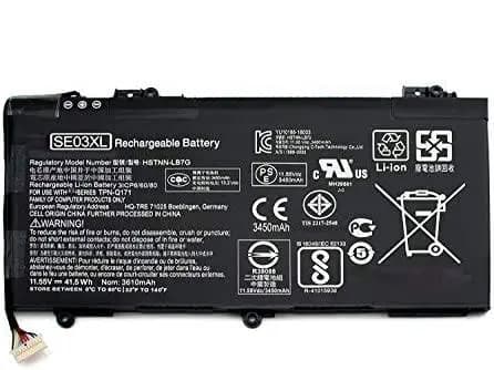 Battery Laptop HP SE03XL HP Pavilion 14-AL000 14-AL125TX 14-AL136TX 14-AL027TX 14-AV006LA 849568-421 (11.55V 41.5Wh)