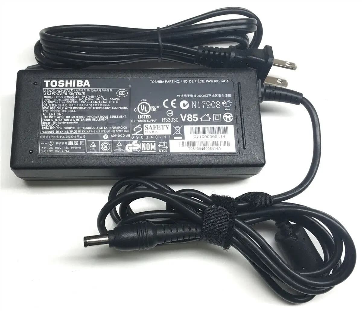 Charger AC AdapterToshiba PA3716U-1ACA ADP-90CD AB 90W