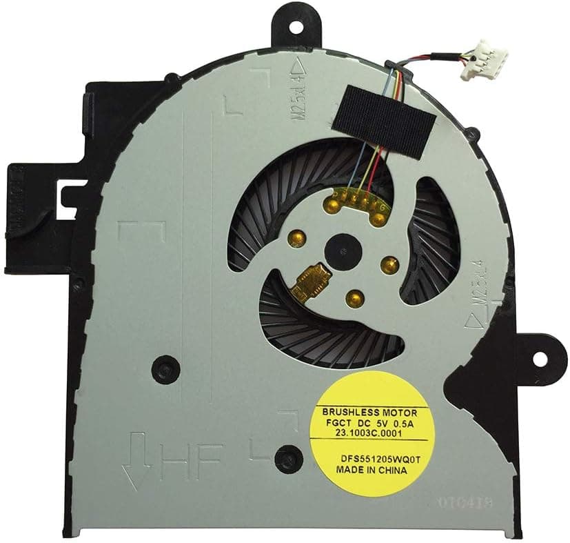 CPU Cooling Fan HP 15-W 15-BK 15t-BK Envy x360 M6-W 15T-W Series Fan 15-bk002tx 15-bk153nr 15-bk193ms 15-bk150na 15-bk020wm 807524-001