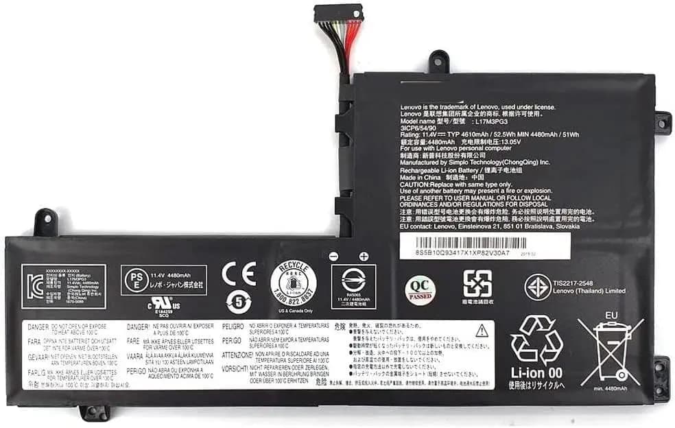 Battery Laptop Lenovo Y530 Y540 11.4V 4480mAh 51Wh