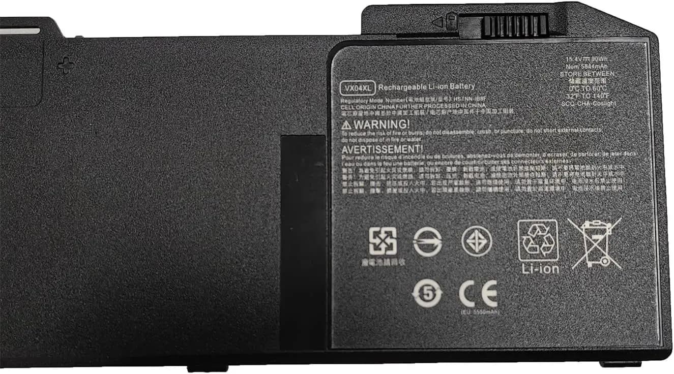 Laptop Battery VX04XL Replacement for HP Zbook 15 G5 G6 2YW99AV 2YX00AV 2ZC40EA 2ZC41EA 3AX02AV 3AX04AV 4QH14EA 5KY99AV Series