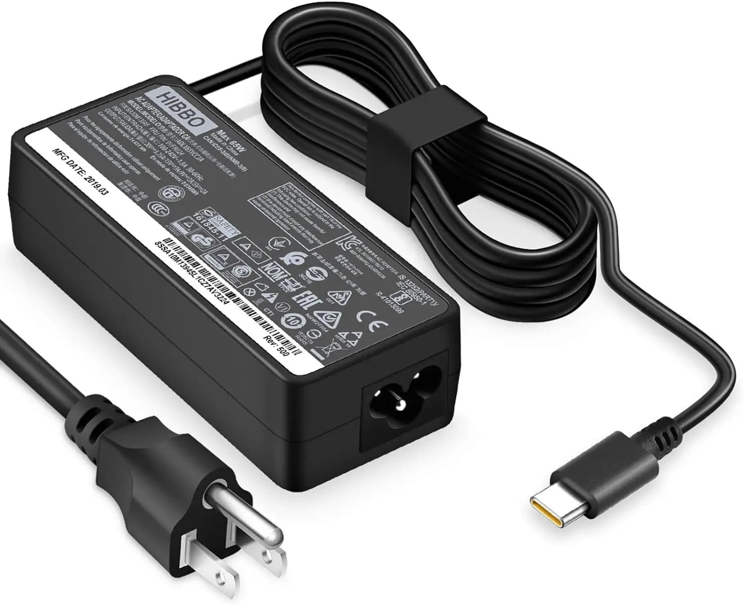 45W Laptop Charger Lenovo Type C USB-C Chromebook C330 S340 100e 300e 500e C340 S330 & Thinkpad Yoga T480 T580 E490 E580 C630 C940 720 910 With More Model,Adapter ADLX45YLC2D Power Supply Cord Electronics