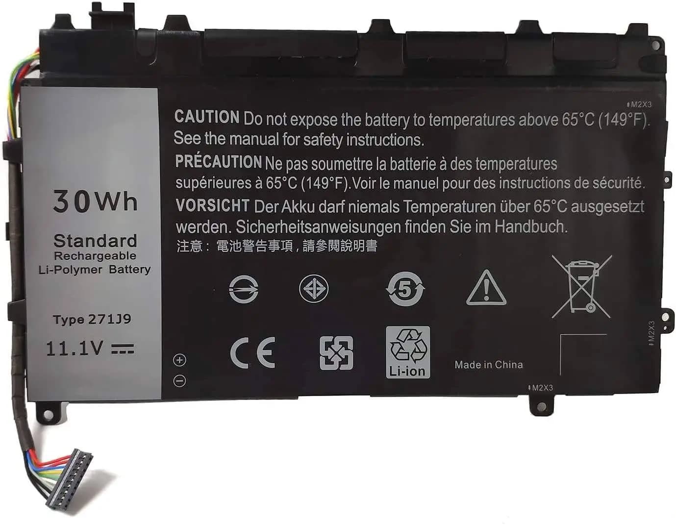 Battery Laptop Dell Latitude 13 7350 271J9 YX81V GWV47