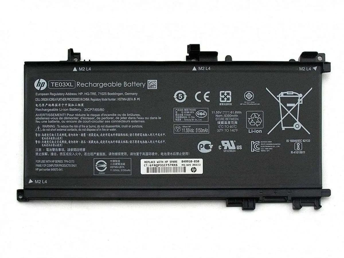 Battery Laptop HP Omen 15-AX Pavilion 15-BC TE03XL