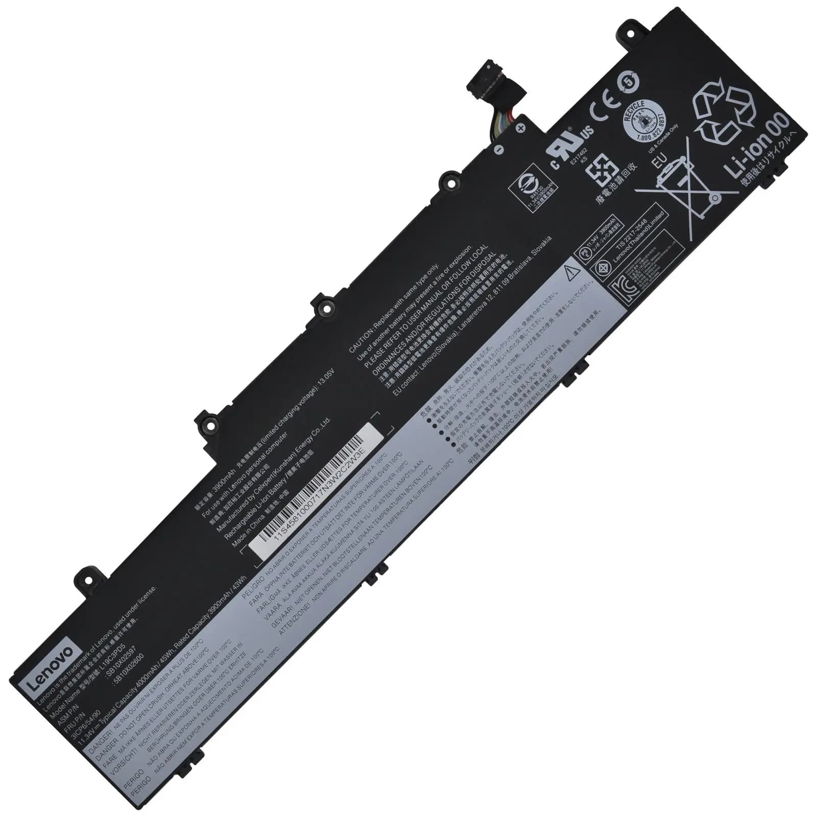 Battery Laptop Lenovo Thinkpad E14 E15 Gen 2 L19L3PD5 L19C3PD5 L19M3PD5