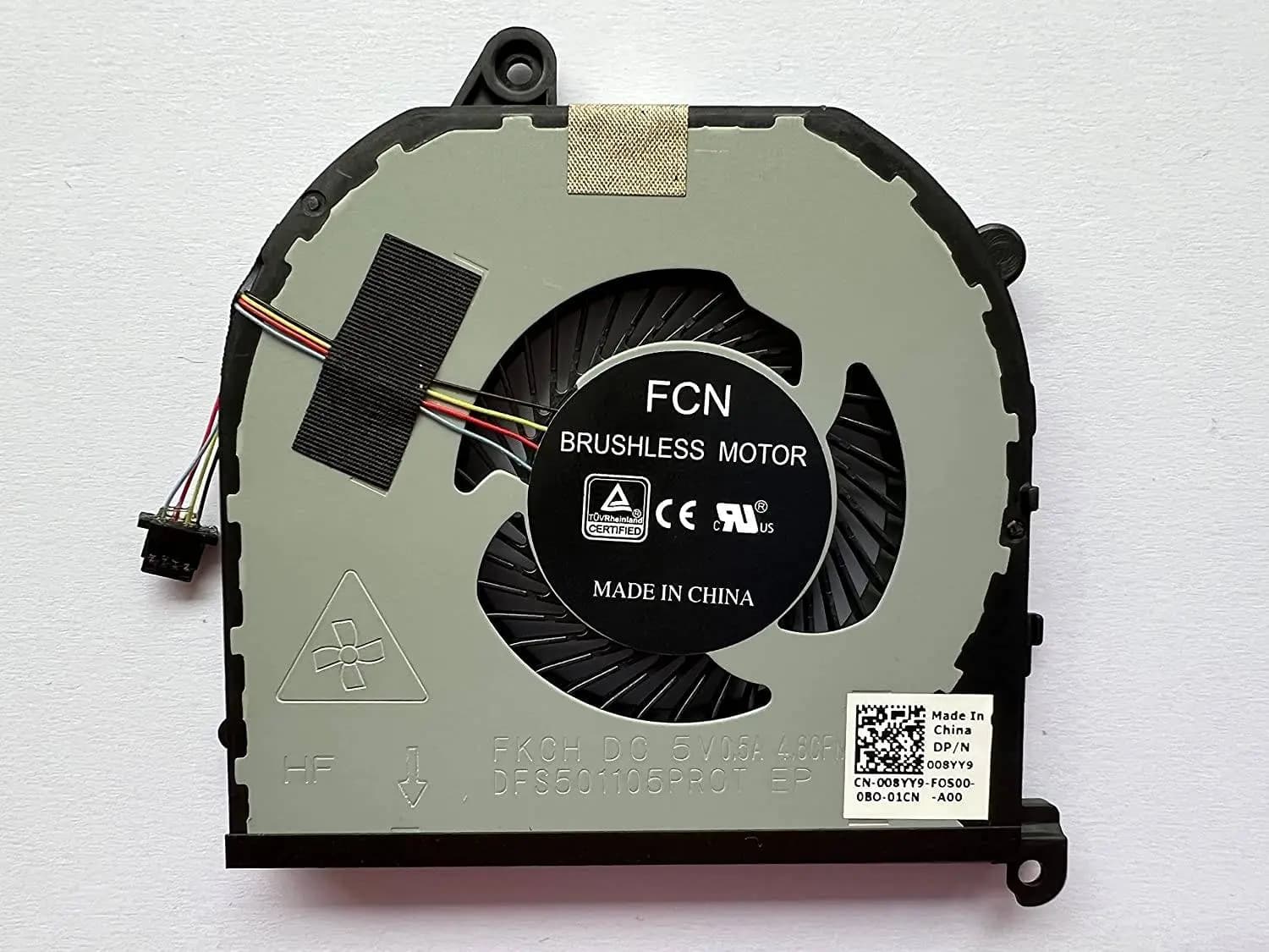 CPU Cooling Fan Dell XPS 15 9570 15.6" GPU 08YY9