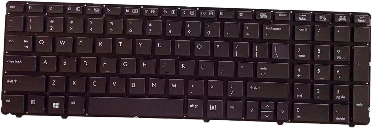 Keyboard Laptop HP Elitebook 8560p 8760p 8570p Probook 6560b 6565b 6570 641181-001