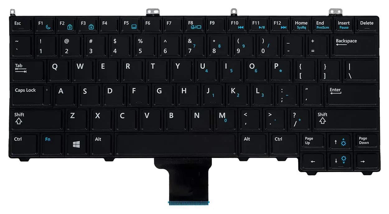 Keyboard Laptop Dell Latitude E7440 E7400 E7420 E7240 NPR1D 0NPR1D