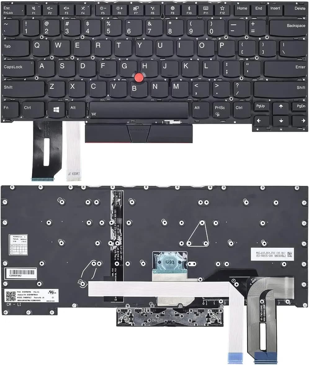 Keyboard Laptop Lenovo Thinkpad T490s T495 T495s SN20R66042 SN20R66067