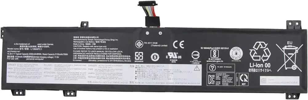 Battery Laptop Lenovo Legion 5 15IMH05 Legion 5P 15IMH05 5-15ARH05 L19M4PC1 L19C4PC1 5B10W86192 5B10W86194 15.4V 80Wh 5335mAh