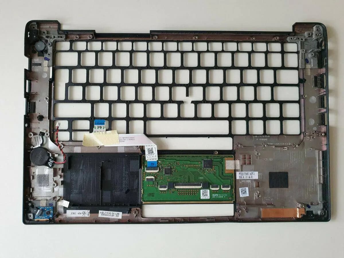 Housing Palmrest Dell Latitude 7480 Frame for UK DE Pointer Keyboard Touchpad 05WWG2