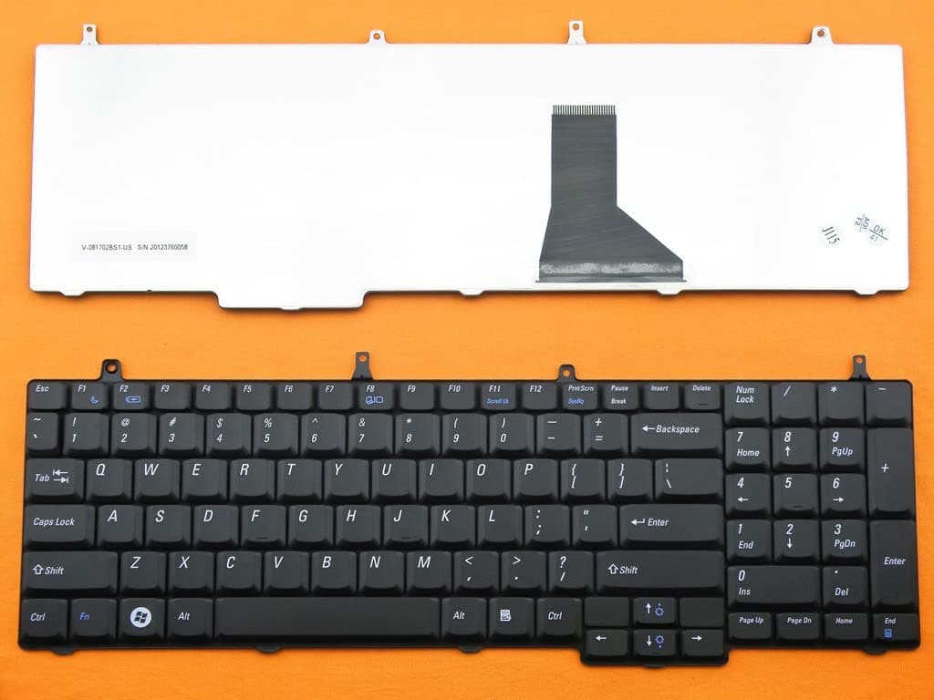 Laptop Keyboard Dell Vostro 1710, 1720, PP36X, J485C Black