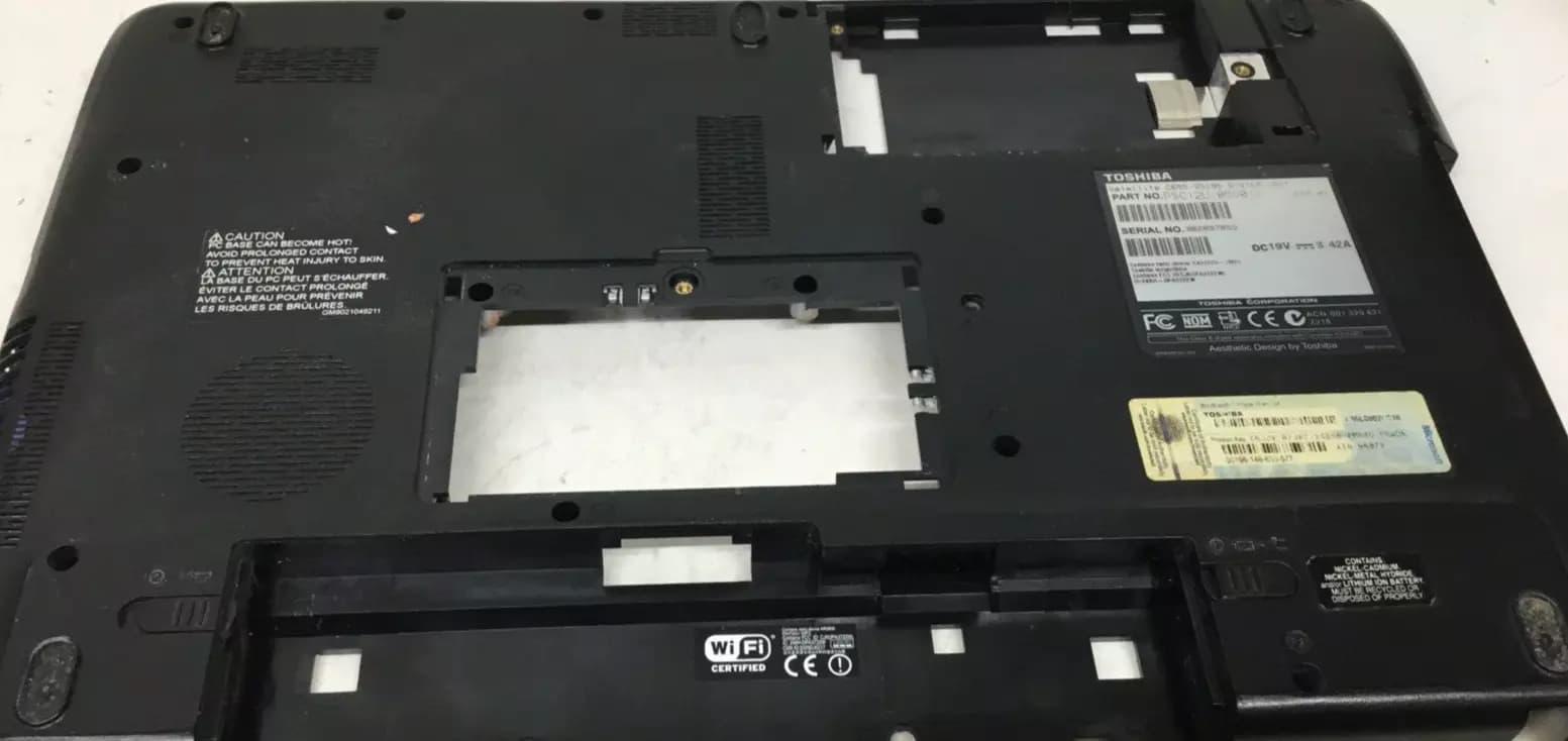 Laptop Bottom Cover TOSHIBA Satellite C655 C655D-S5135 ( Used )