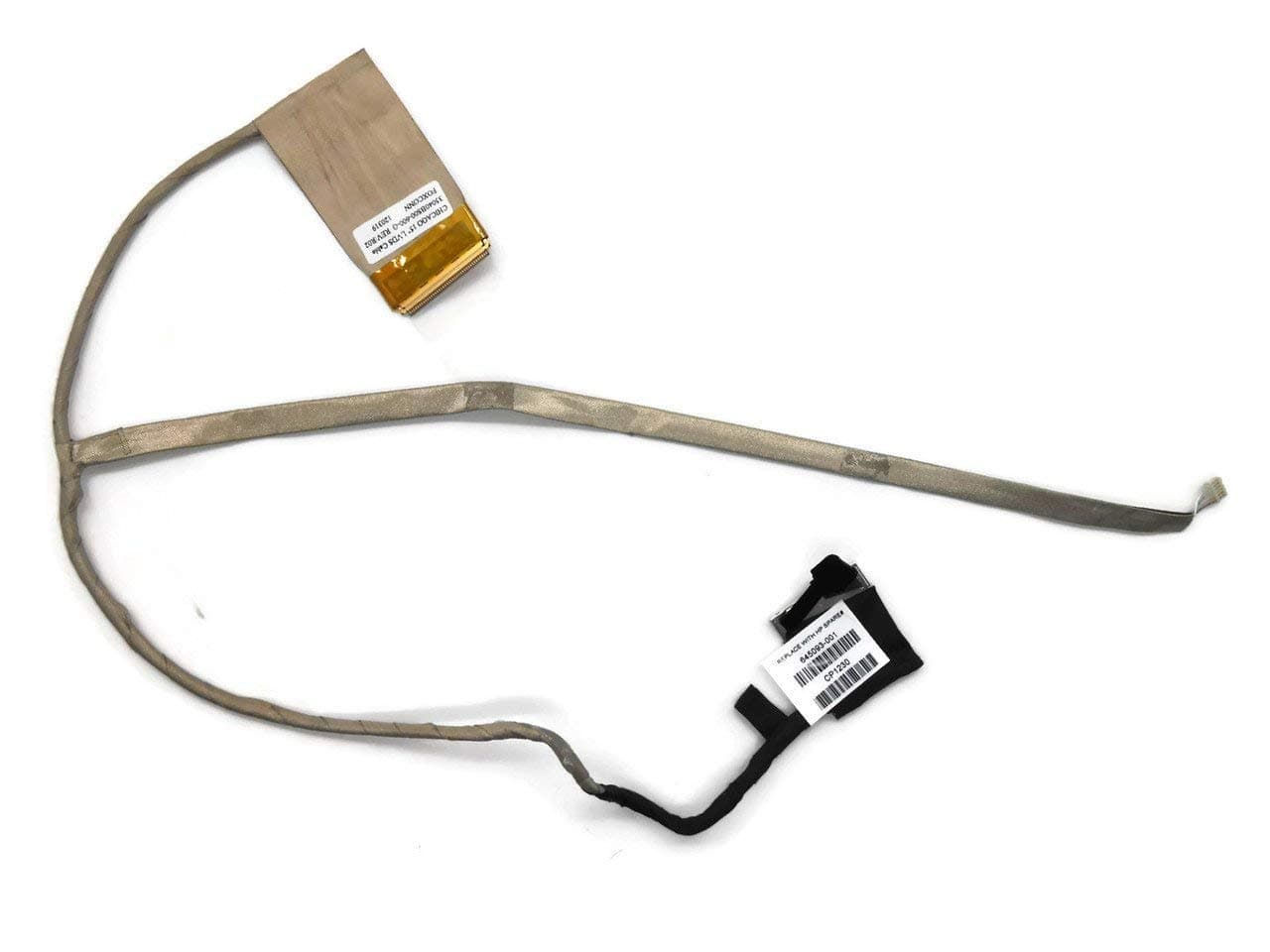 Display Cable HP Compaq CQ57 CQ57-100 CQ57-200 CQ57-300 CQ57-400 P/N 350406U00-600-G ( Used )