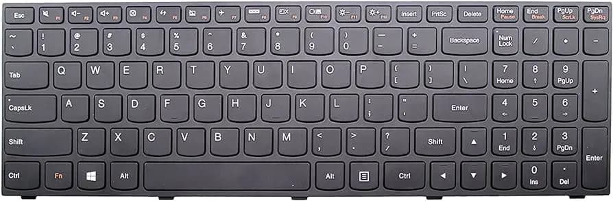 Keyboard Laptop Lenovo Ideapad Z51-70 US Black