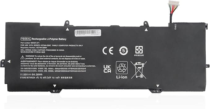 Laptop Battery HP YB06, YB06084XL, TPN-Q200, Spectre x360 15-CH013TX, Spectre x360 15-ch000, Spectre x360 15-ch004na, Spectre x360 15-CH011DX, Spectre x360 15-CH005NG,