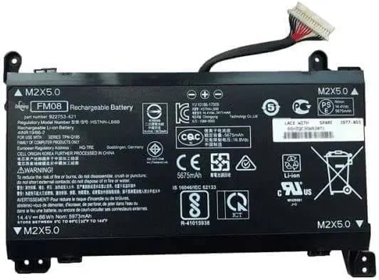 Battery Laptop HP FM08 HP OMEN 17 FM08 17-AN013TX 17-AN014TX HSTNN-LB8A HSTNN-LB8B 922753-421