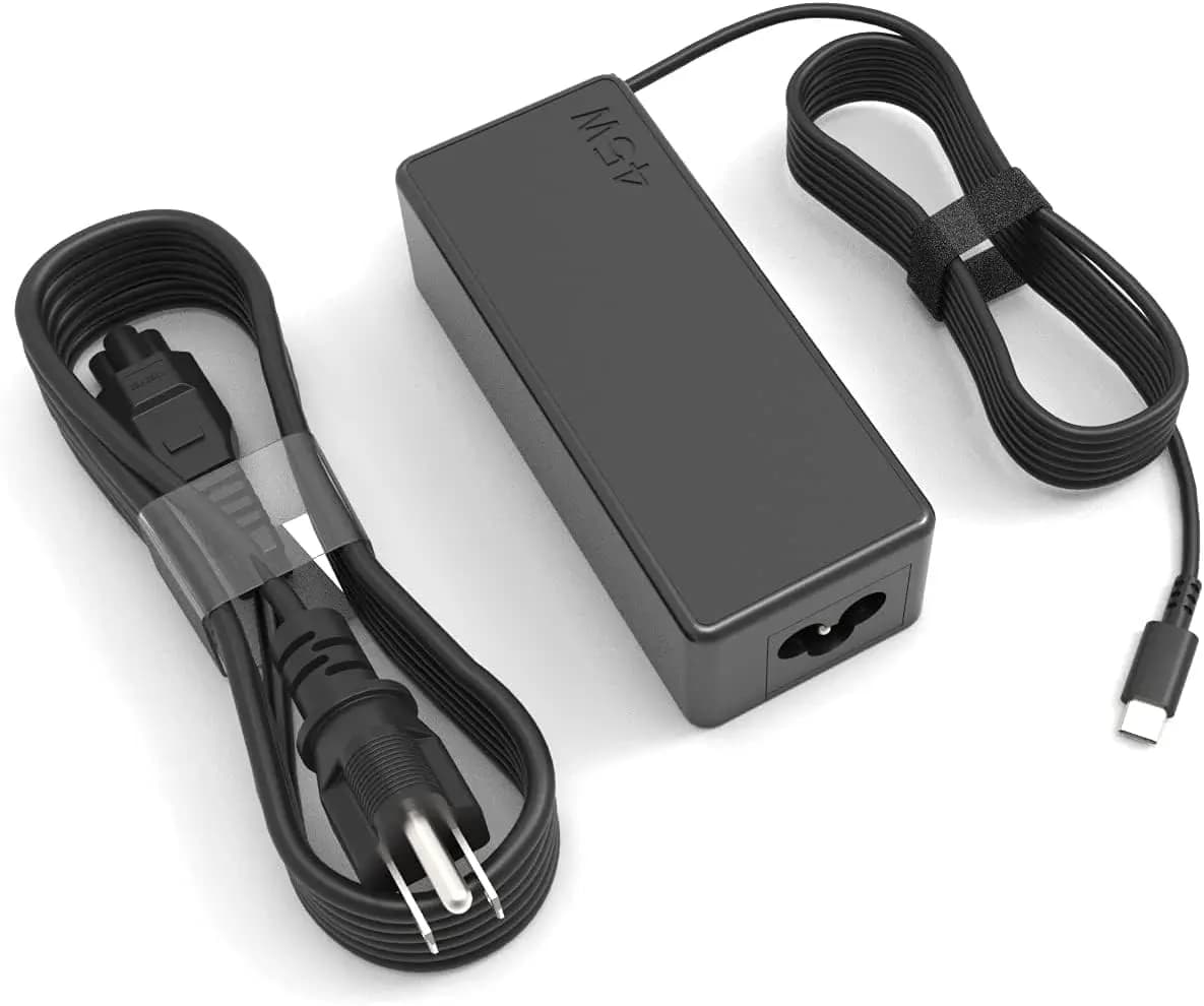 45W Laptop Charger Lenovo Type C USB-C Chromebook C330 S340 100e 300e 500e C340 S330 & Thinkpad Yoga T480 T580 E490 E580 C630 C940 720 910 With More Model,Adapter ADLX45YLC2D Power Supply Cord Electronics