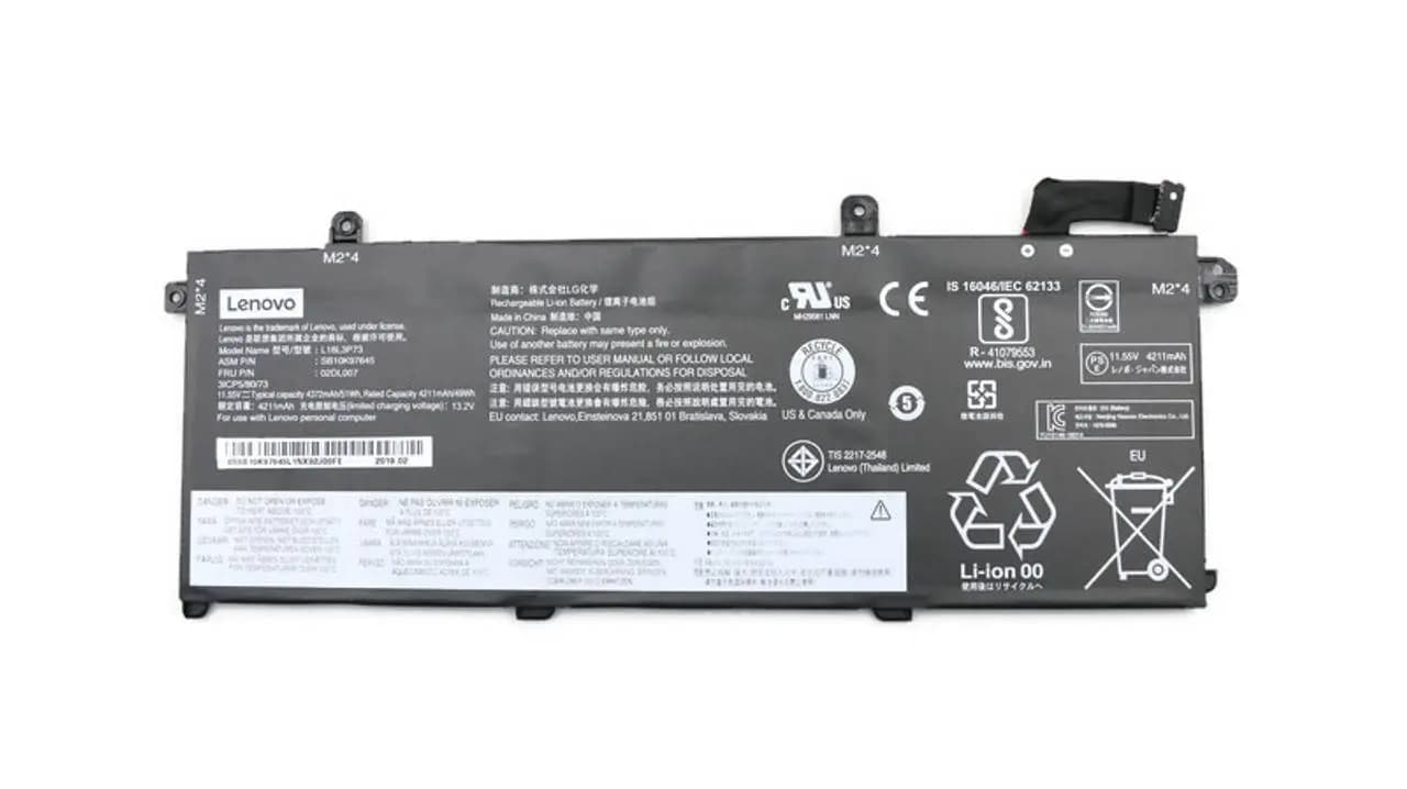 Battery Laptop Lenovo Thinkpad T490 T495 P14s T14 5B10W13954 02DL010