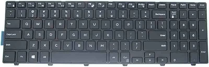 Keyboard Laptop Dell Inspiron 15-3000 3541 3551 3552 3543 3542 3559 3565 3567 3558 0JYP58, JYP58, 0YH3FC