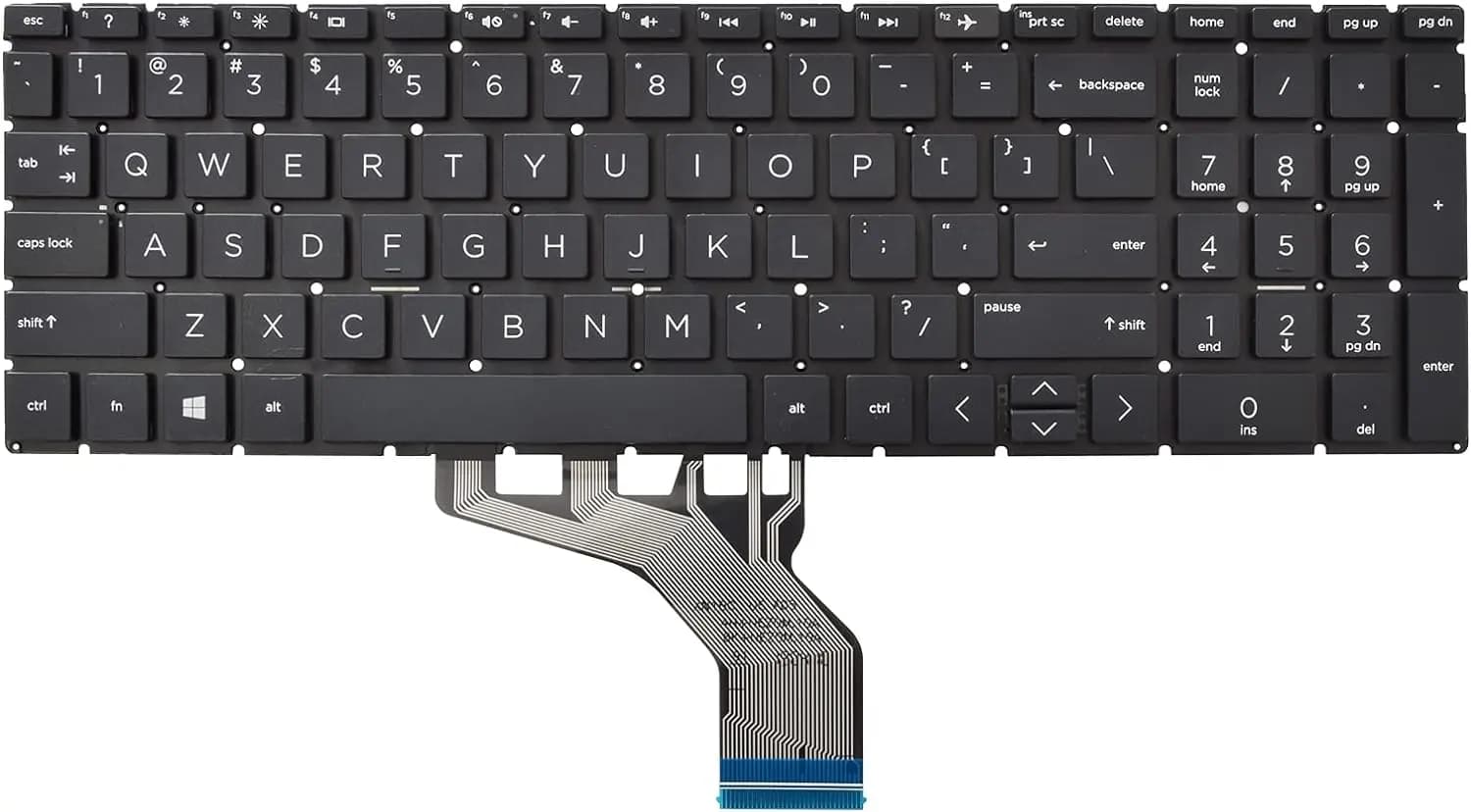Keyboard Laptop HP 15-CX 15-DA 15-DB 15-DX 15-DK 15-CN 15-CR 15-SC No Backlit TPN-C136 C135