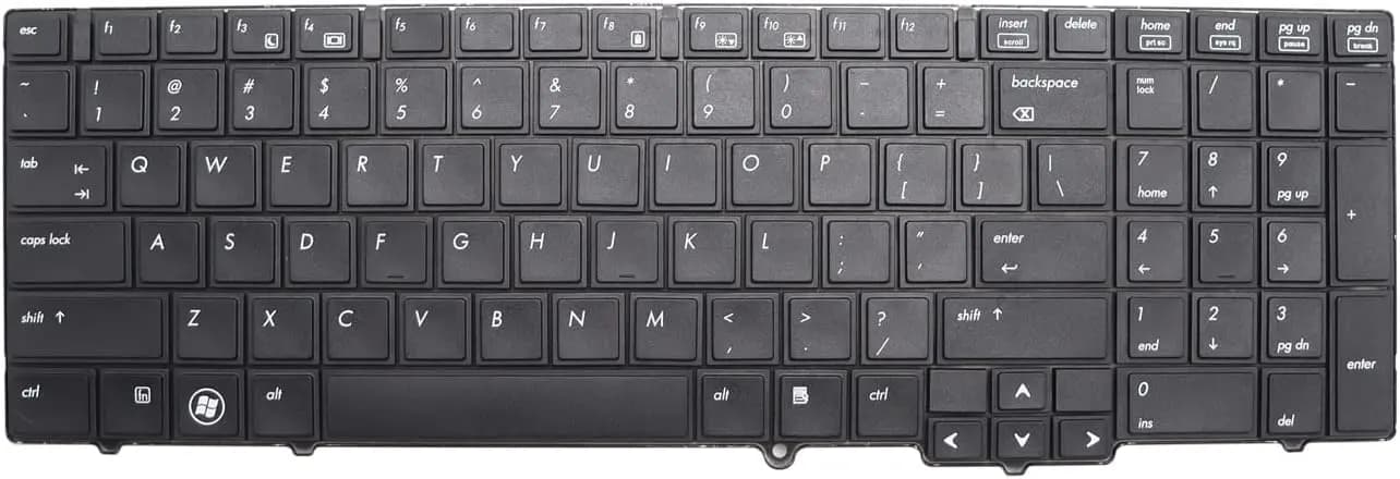 Keyboard Laptop HP Elitebook 8540P 8540W Series 595790-001 582648-001 PK1307G1A00 PK1307G2A00 PK1307G3A00