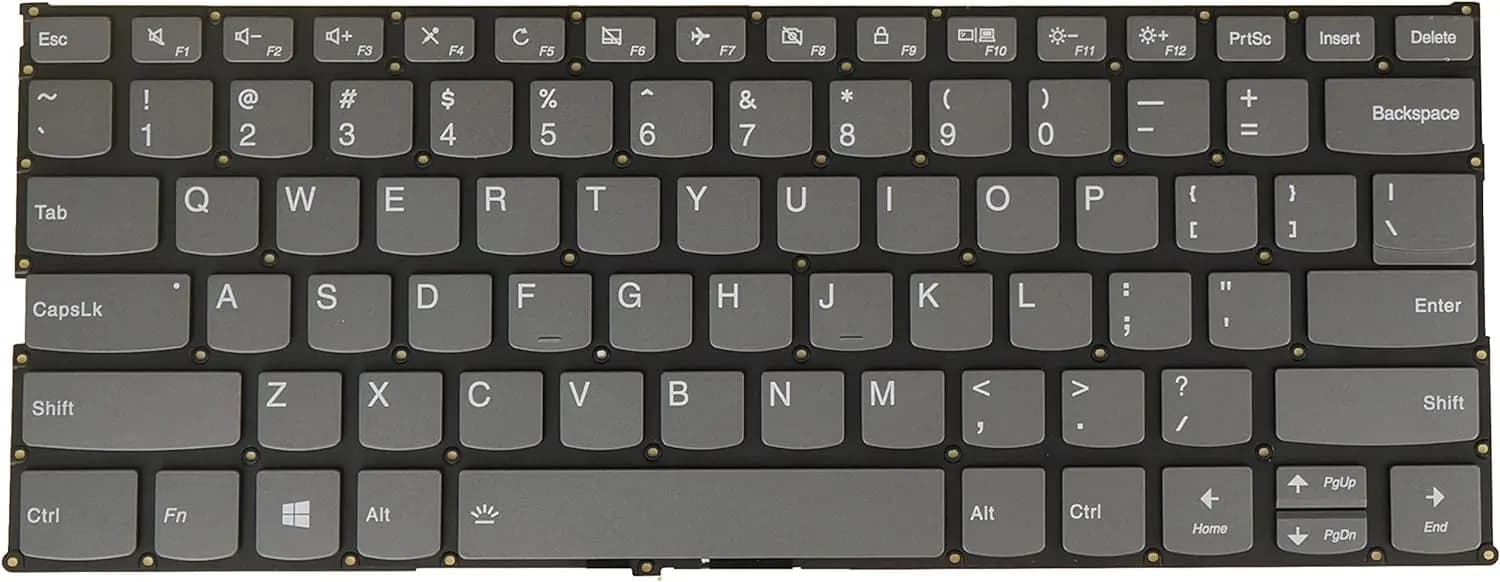 Keyboard Laptop Lenovo Ideapad Yoga 530-14ARR 530-14IKB 730-13IKB 730-13IWL 730-15IKB 730-15IWL PD4SB-US Backlit Gray