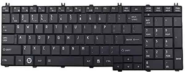 Keyboard Toshiba Satellite C650 C650D C655 C655D C660 C660D C665 C665D L550 L550D PK130CK2A17