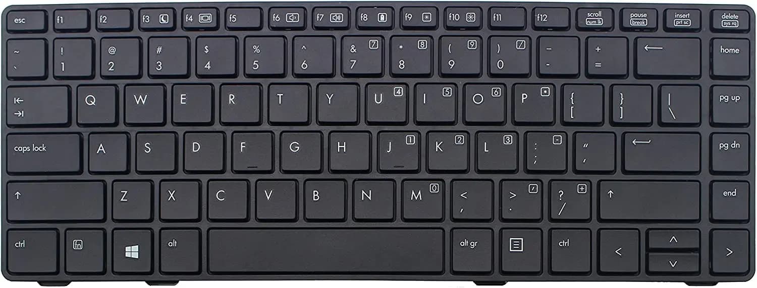 Keyboard Laptop HP Elitebook 8470B 8470P 8470 8460 8460p 8460w Probook 6460 6460b 6470 702649-001