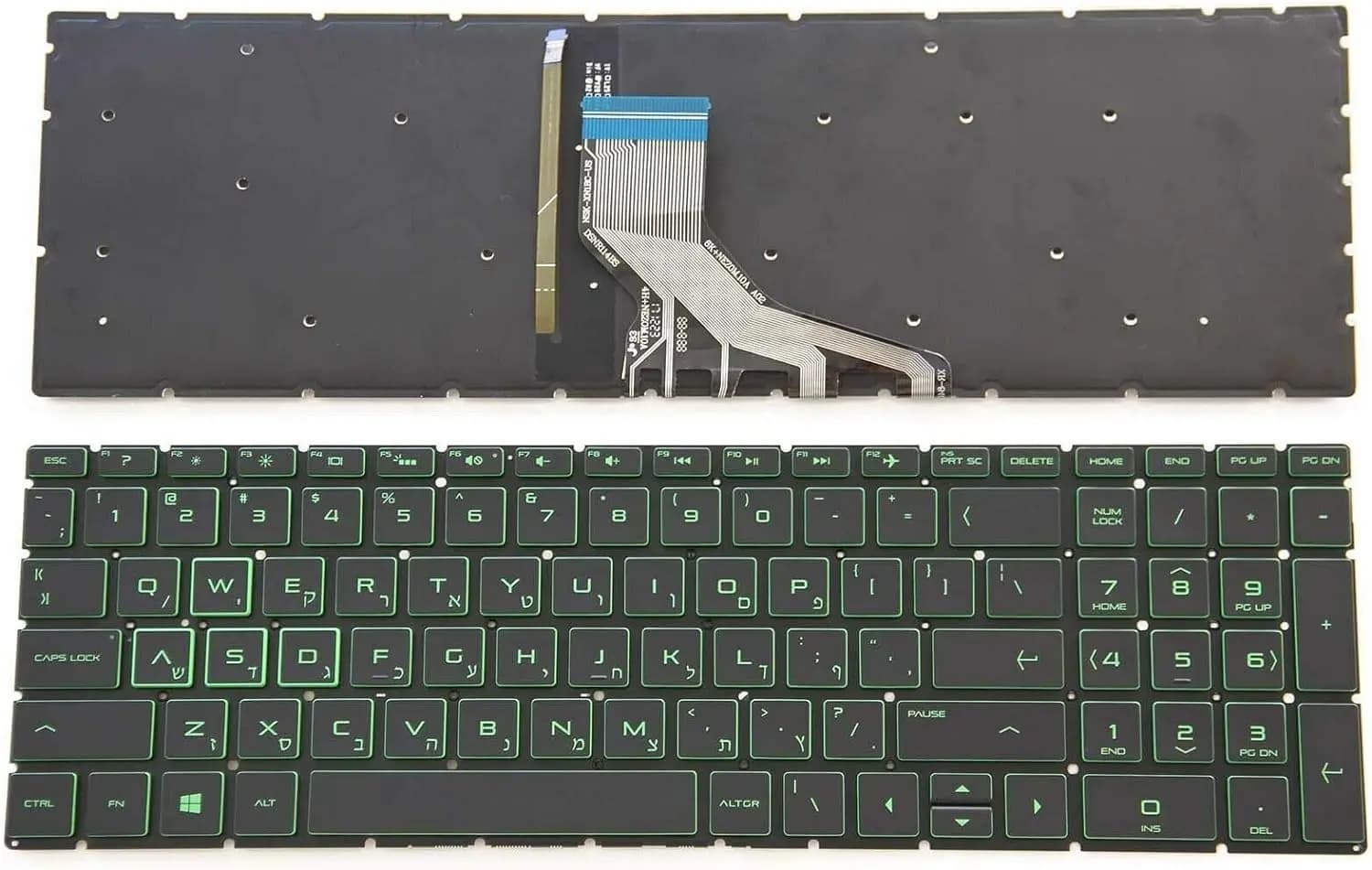 Keyboard HP Omen 15-DA 15-DK 15-DS 17-BY 15-DY 15- DW 15-DB 15-DX HP ENVY X360 15-DR HP Pavilion X360 15-CR 15-EC 15-CX 250 G7 255 G7