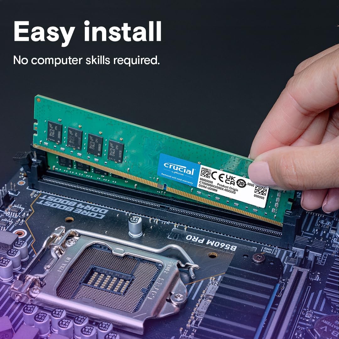 Crucial RAM CT8G4DFRA32A 8GB DDR4 3200 MHz CL22 Desktop Memory